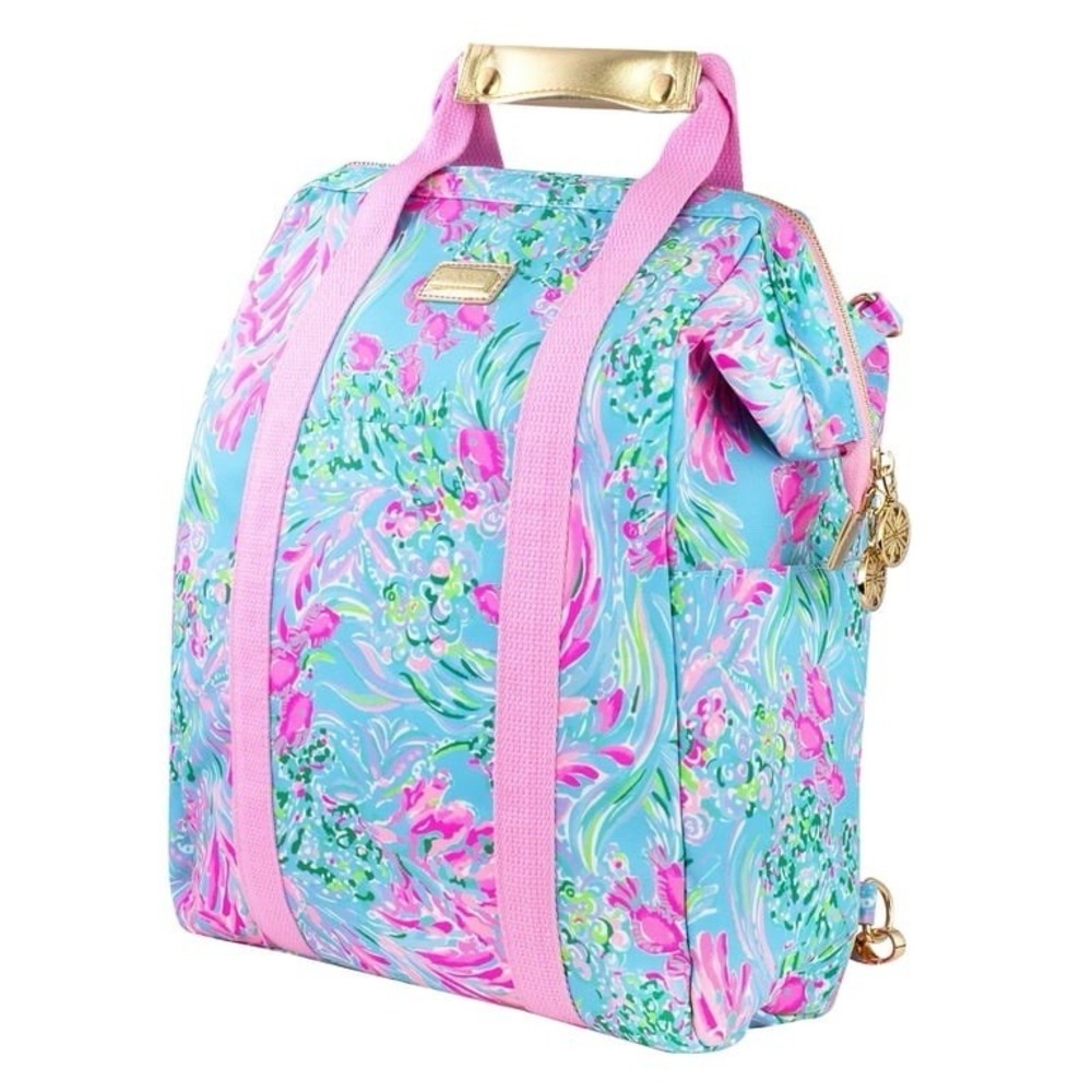 Lilly Pulitzer in Backpack Cooler Vibrant Best Fishes